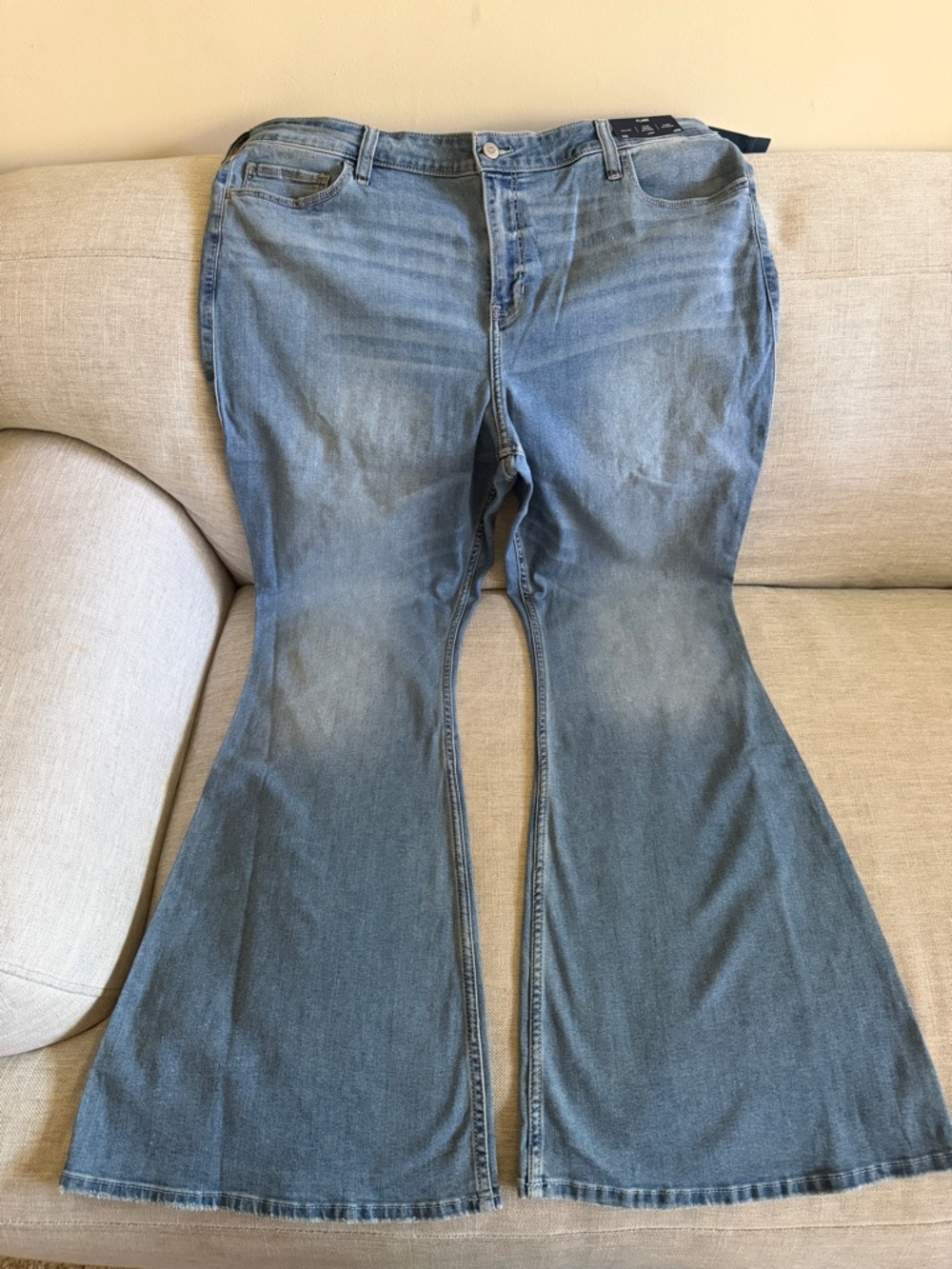 Hollister Medium Light Blue Flare Jeans